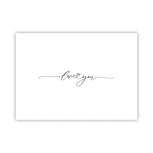 Poszter - Fekete fehéren - 70x50 cm