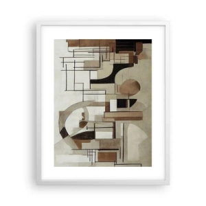 Poszter fekete keretben - Városkép 2.0 - 40x50 cm