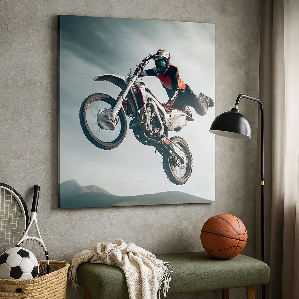 Vászonkép - Nincs szórakozás kockázat nélkül - 30x30 cm