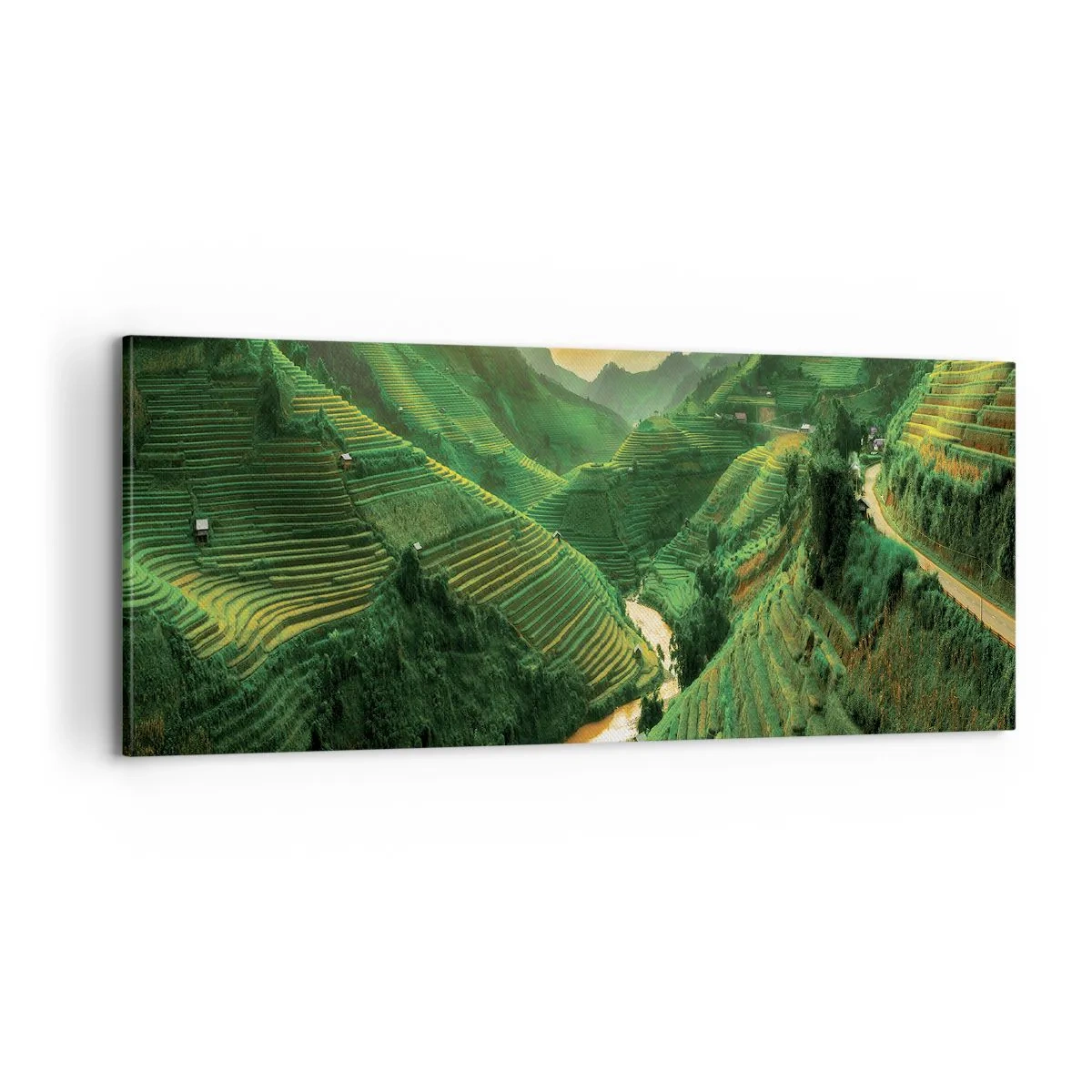 Vászonkép - Vietnámi völgy - 100x40 cm