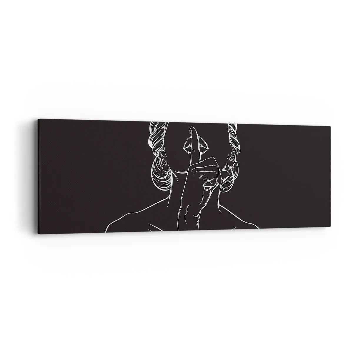 Vászonkép - A szépség csendben virágzik - 90x30 cm