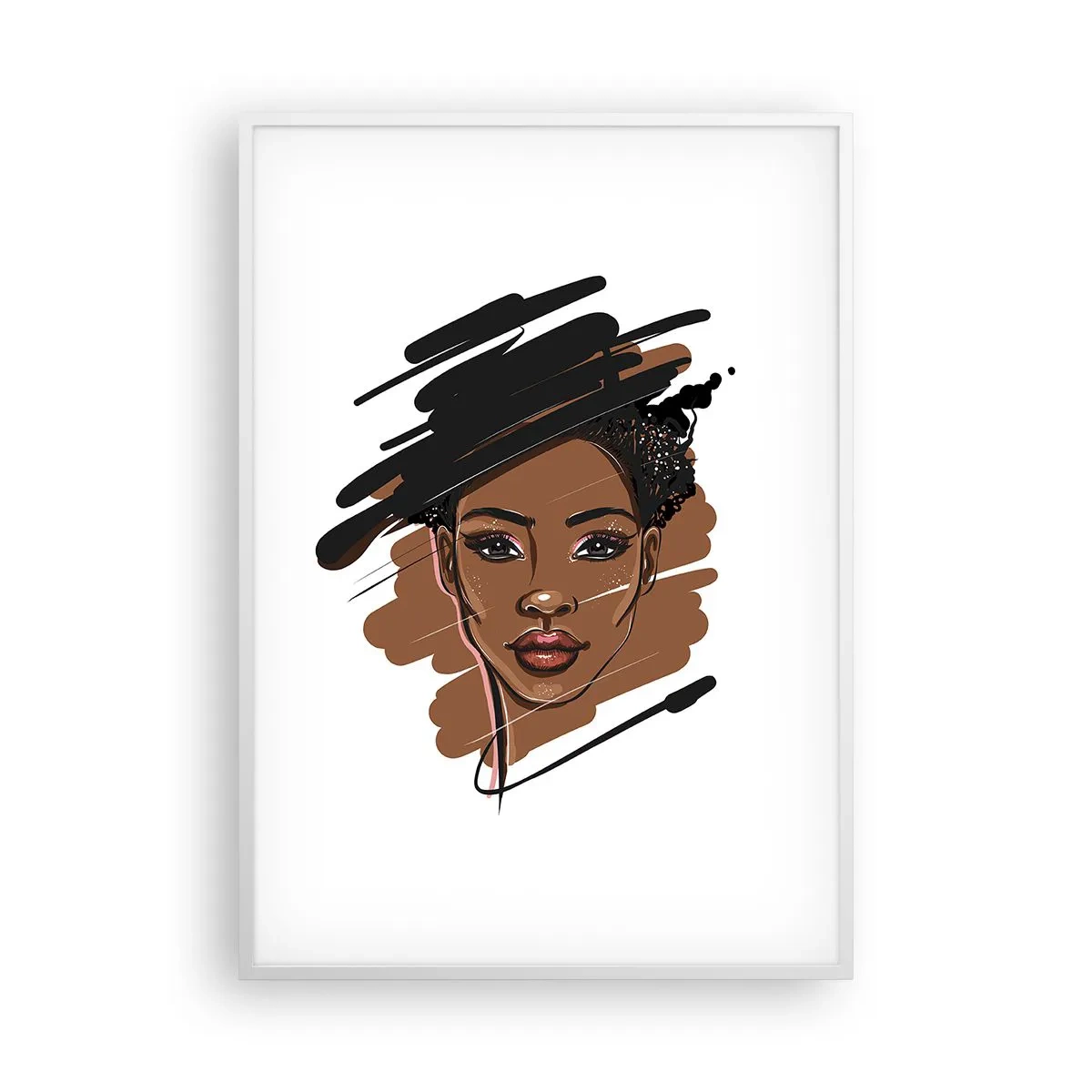 Poszter fekete keretben - Édes, mint a csokoládé - 70x100 cm