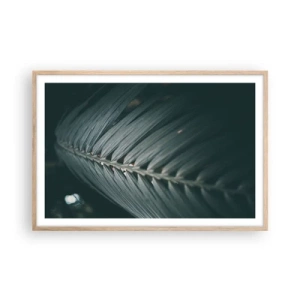 Poszter világos tölgy keretben - A természet pontossága - 91x61 cm