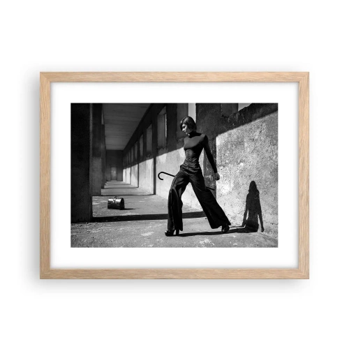 Poszter világos tölgy keretben - Városi elegancia - 40x30 cm