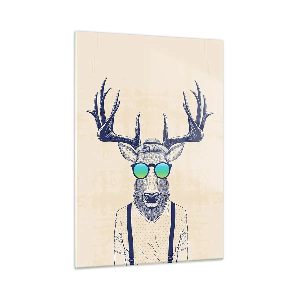 Üveg kép - Kire számítottál? - 50x70 cm