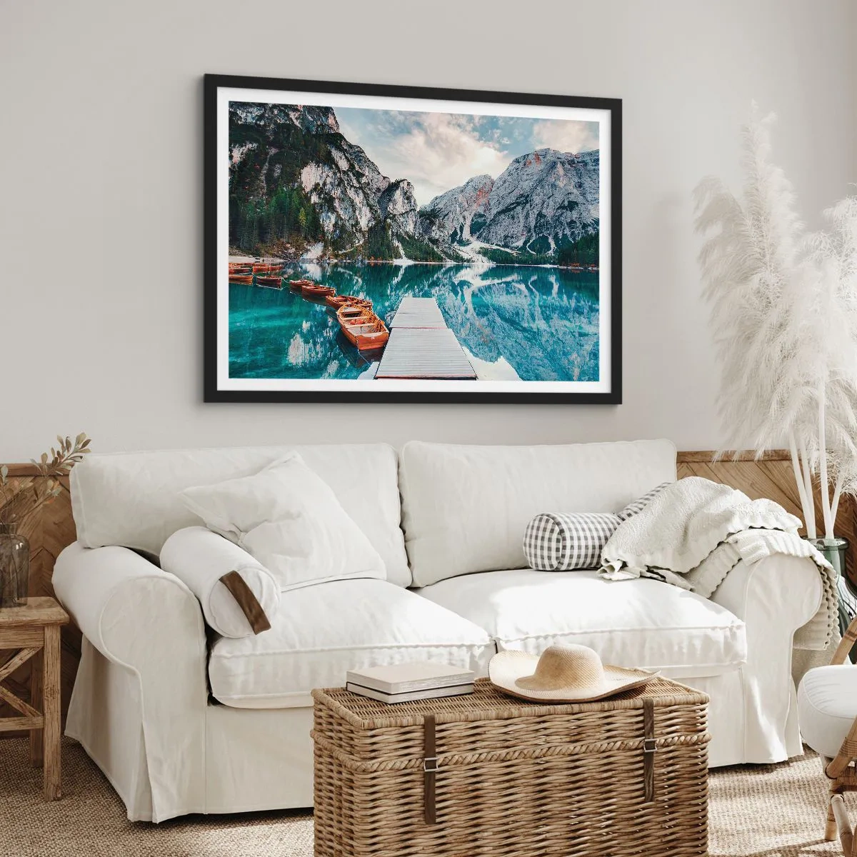Poszter fehér keretben - Megmutatjuk a szépséget - 91x61 cm