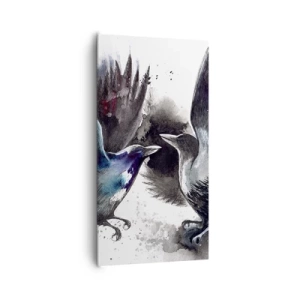Vászonkép - Varjú a varjúnak… - 65x120 cm
