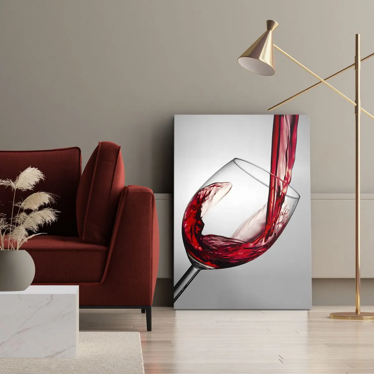 Vászonkép - Szín - mozgás - hang - 65x120 cm
