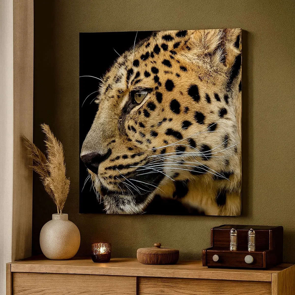 Vászonkép - Nyugodt, koncentrált, kész - 30x30 cm