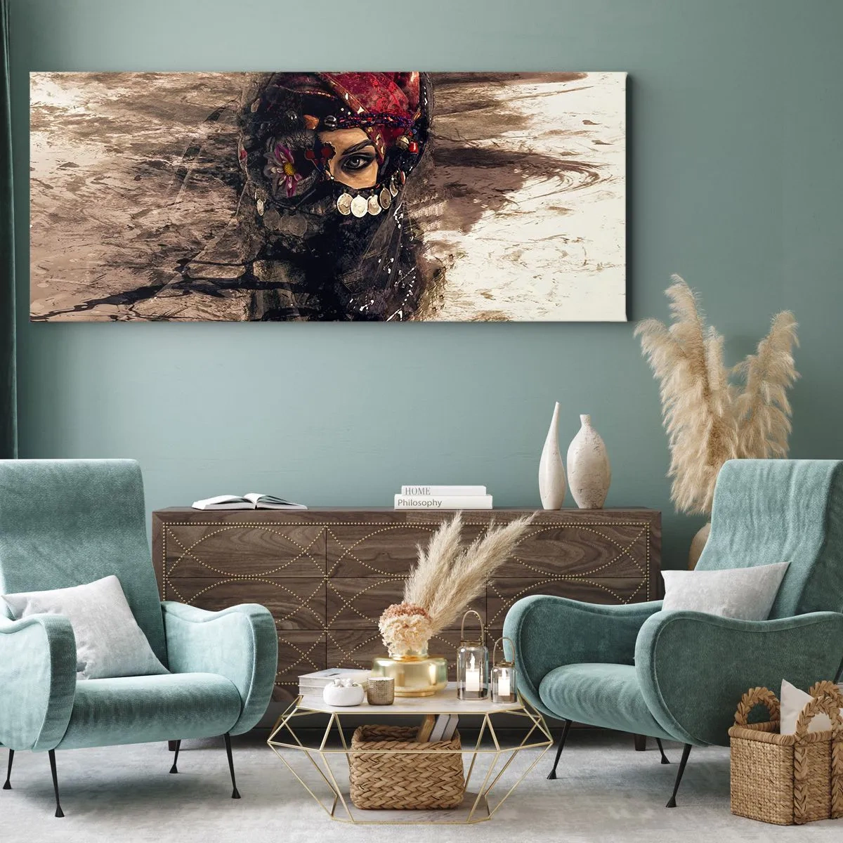 Vászonkép - Legalább riasztó - 160x50 cm