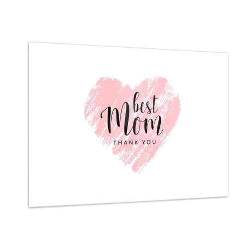 Üveg kép - Mindig a megfelelő pillanat - 100x70 cm