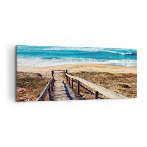 Vászonkép - Fuss! - 100x40 cm