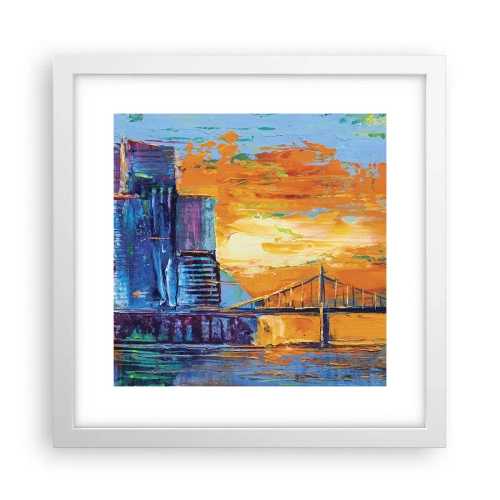 Poszter fekete keretben - Kultúra és természet - 30x30 cm