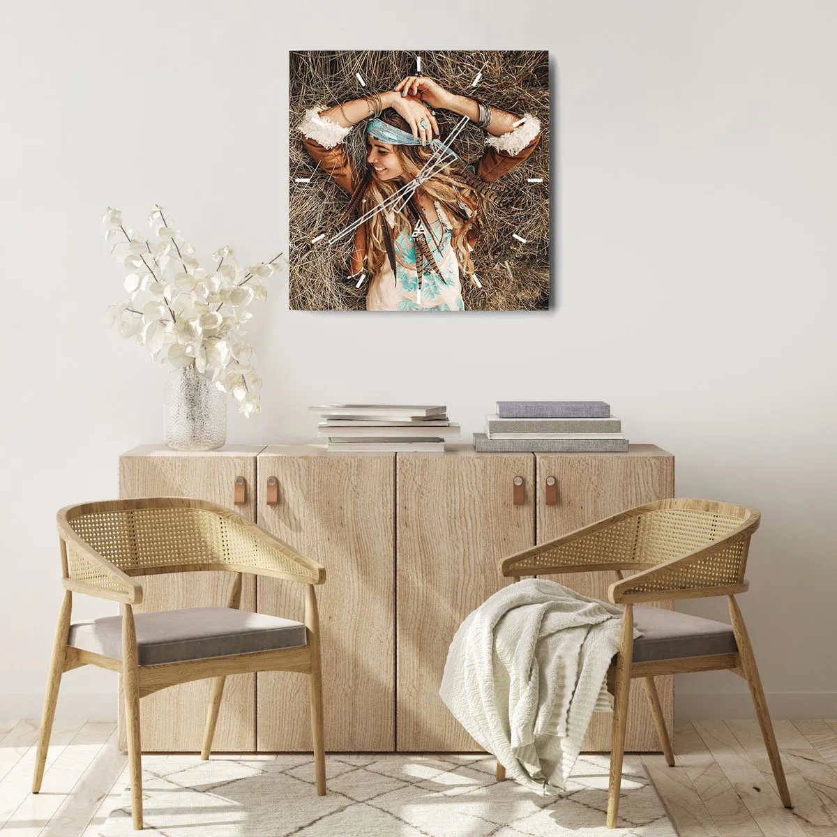 Falióra, Óra - Útban a szerelem nyara felé - 40x40 cm