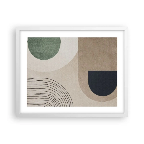 Poszter fekete keretben - Egy ovális szelídsége - 50x40 cm