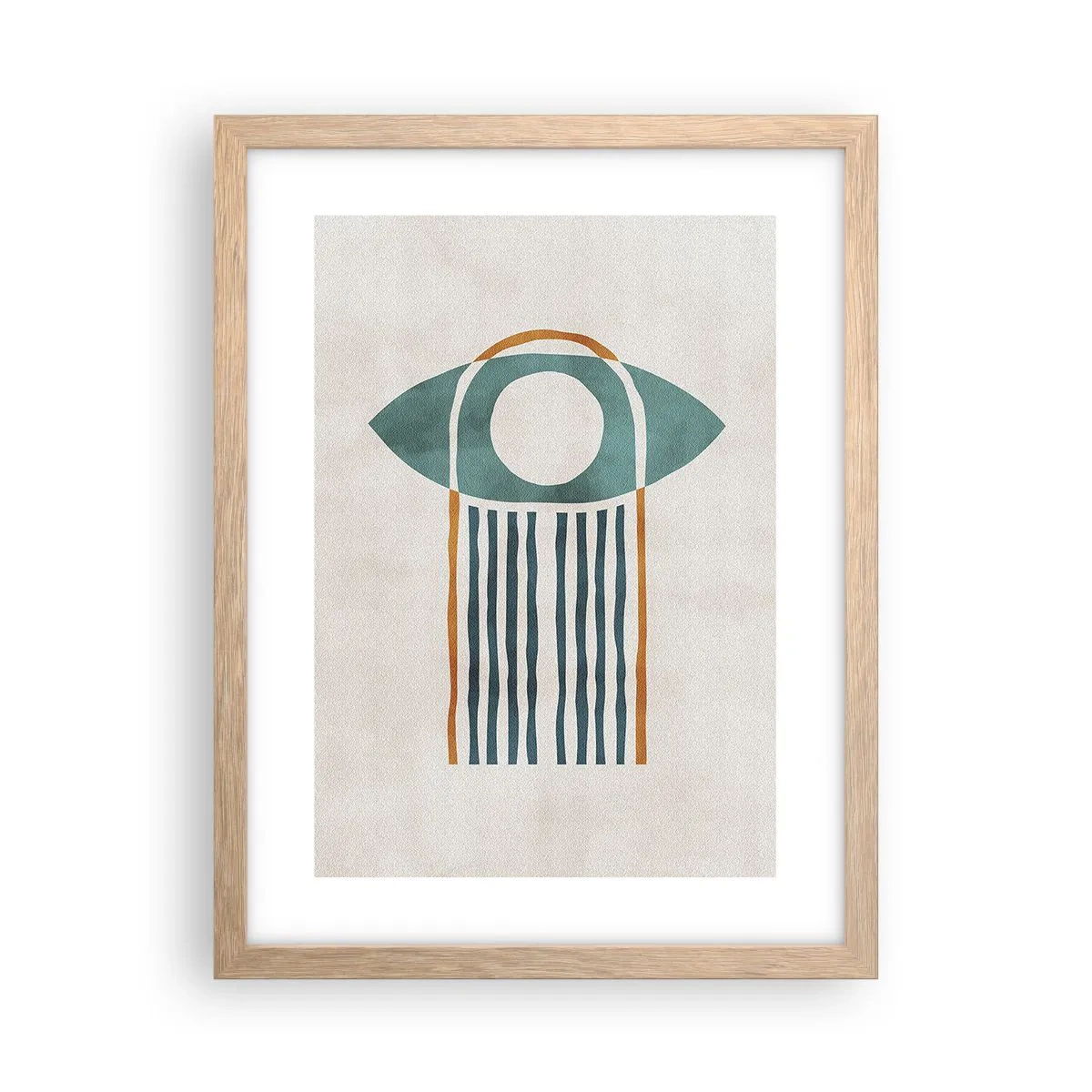 Poszter világos tölgy keretben - Jelek és rituálék - 30x40 cm