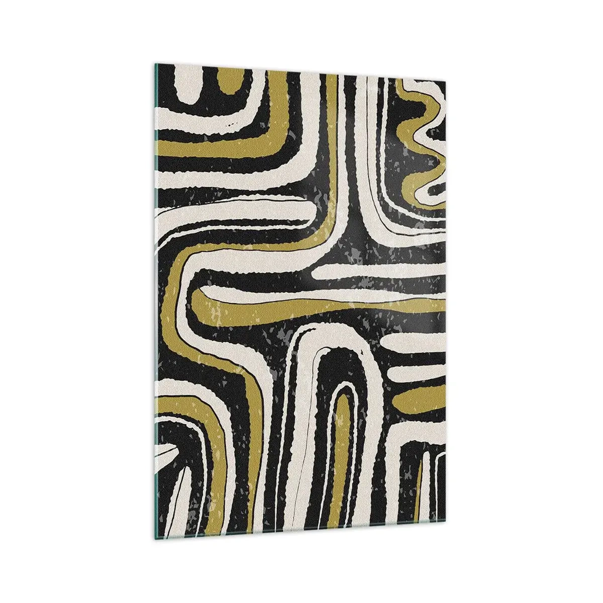 Üveg kép - Kompozíció: traktusok és sikátorok - 70x100 cm