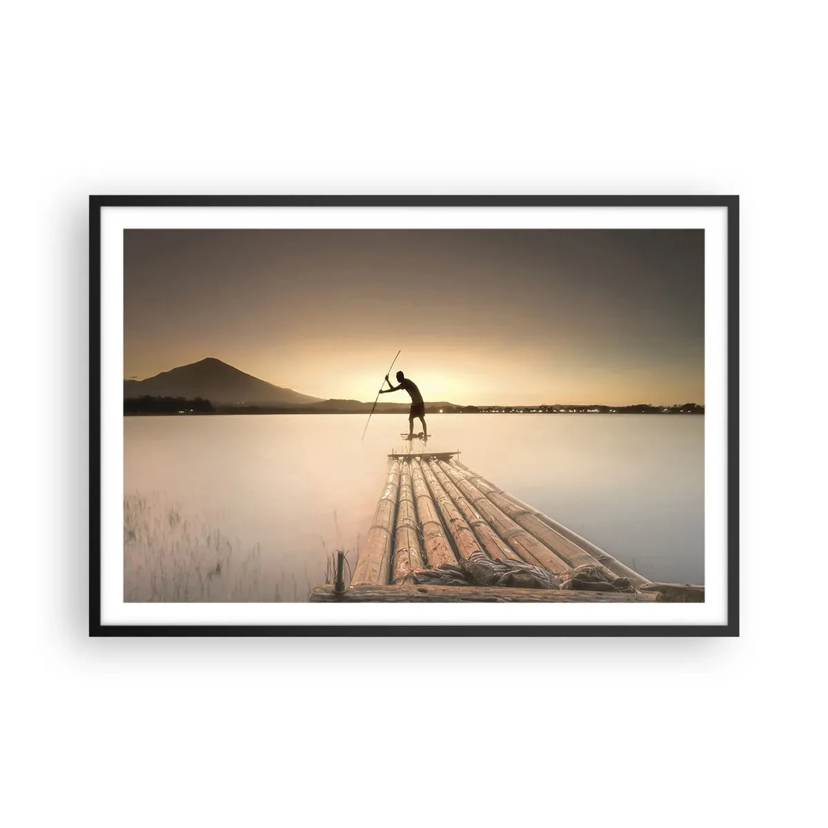 Poszter fehér keretben - Pihenés előtt - 91x61 cm