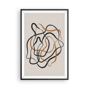 Poszter fehér keretben - Minden összezavarodott - 61x91 cm