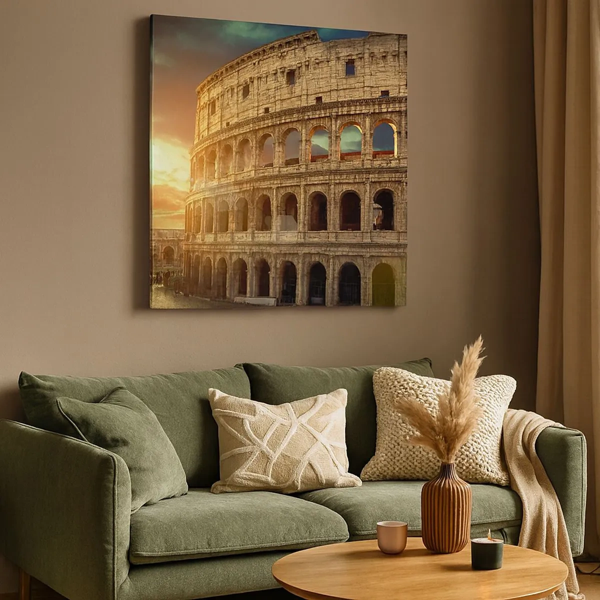 Vászonkép - Kolosszális benyomás - 30x30 cm