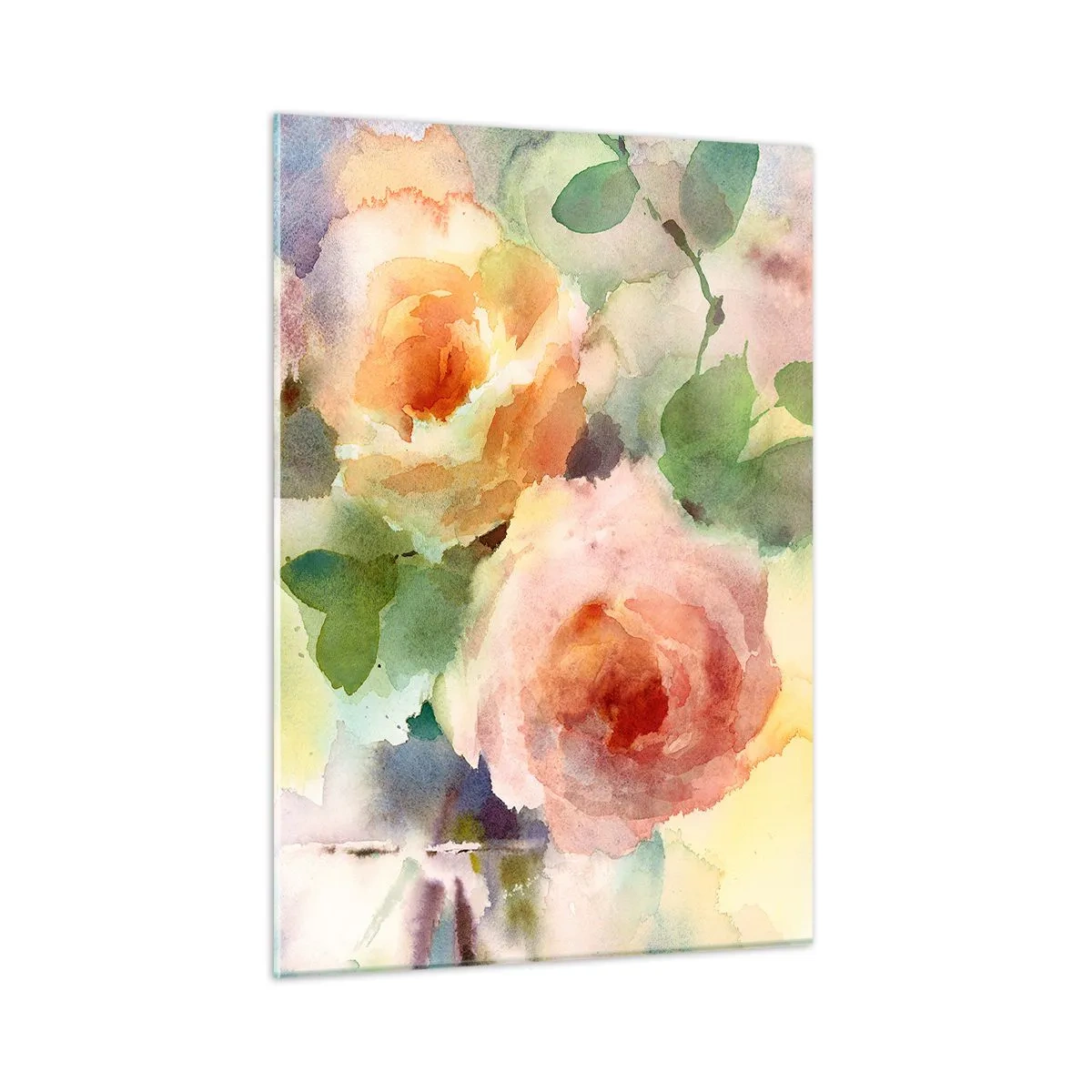 Üveg kép - Gyengéd, mint az akvarell - 50x70 cm