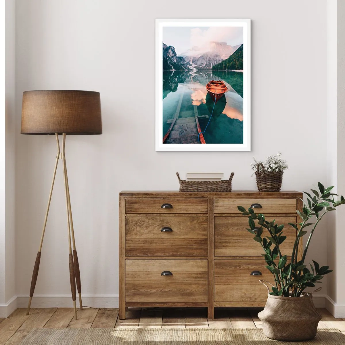 Poszter fekete keretben - A hegyek békés alvása - 61x91 cm