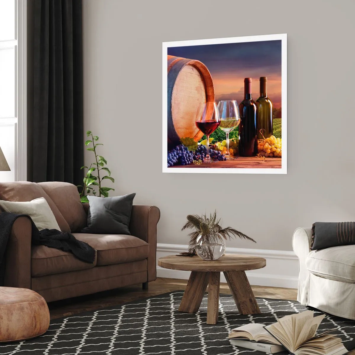 Poszter - Az életnek itt íze van - 50x50 cm