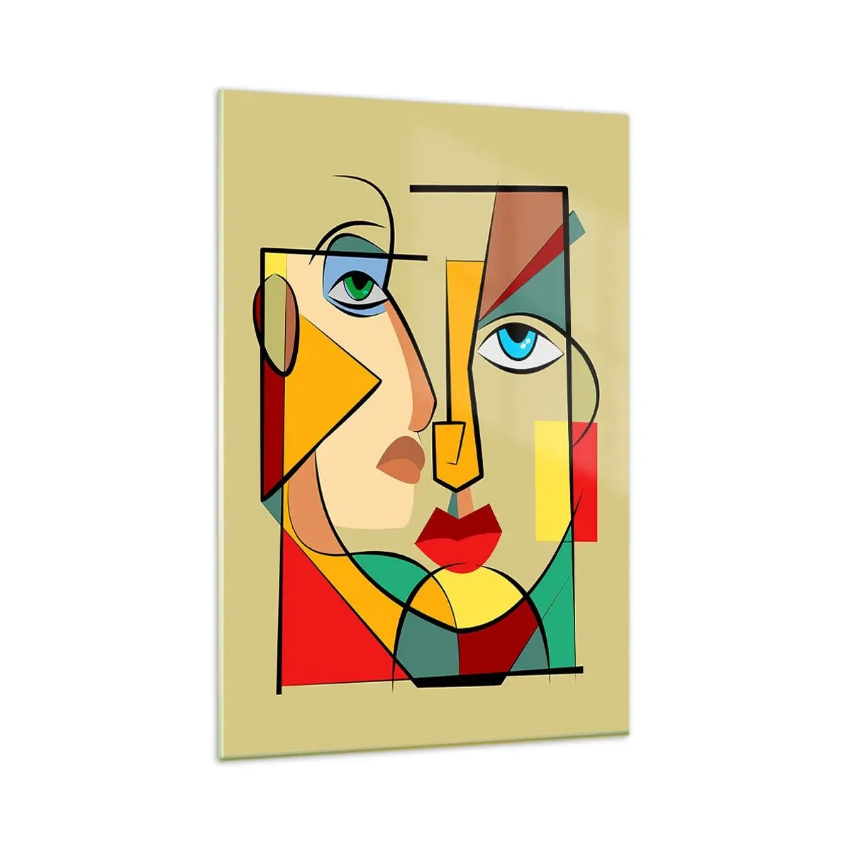 Üveg kép - Egy összeillő pár - 80x120 cm