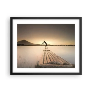 Poszter fehér keretben - Pihenés előtt - 50x40 cm