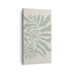 Vászonkép - Smaragdzöld ág - 45x80 cm