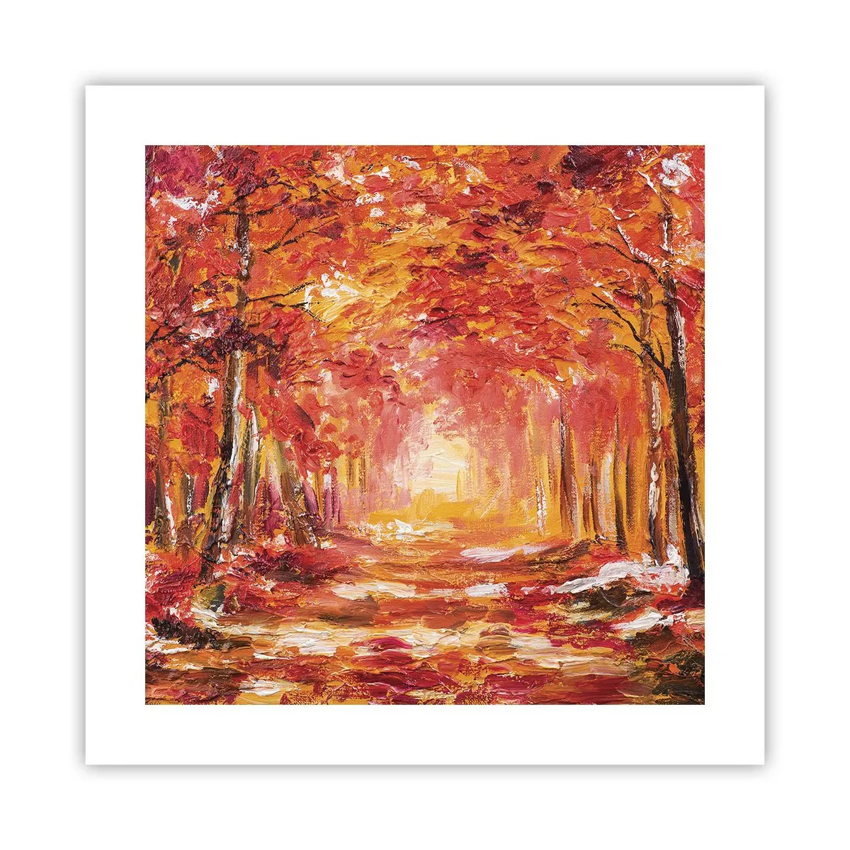 Poszter - Rézerdő - 40x40 cm