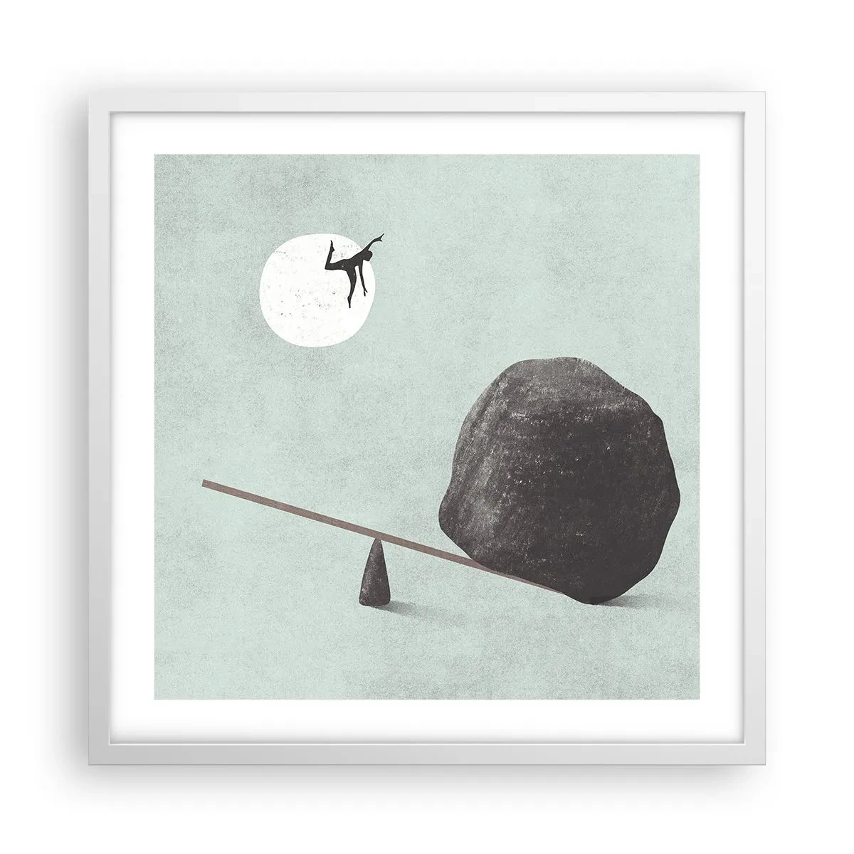 Poszter fekete keretben - Valóra vált álom. - 50x50 cm