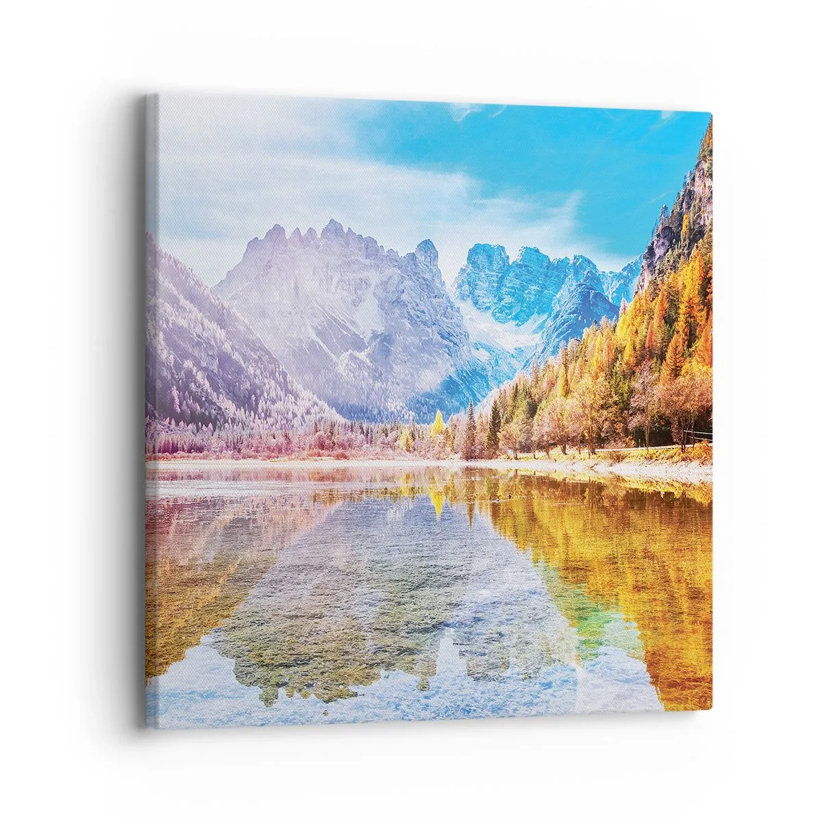 Vászonkép - És már ősz van a hegyekben - 30x30 cm