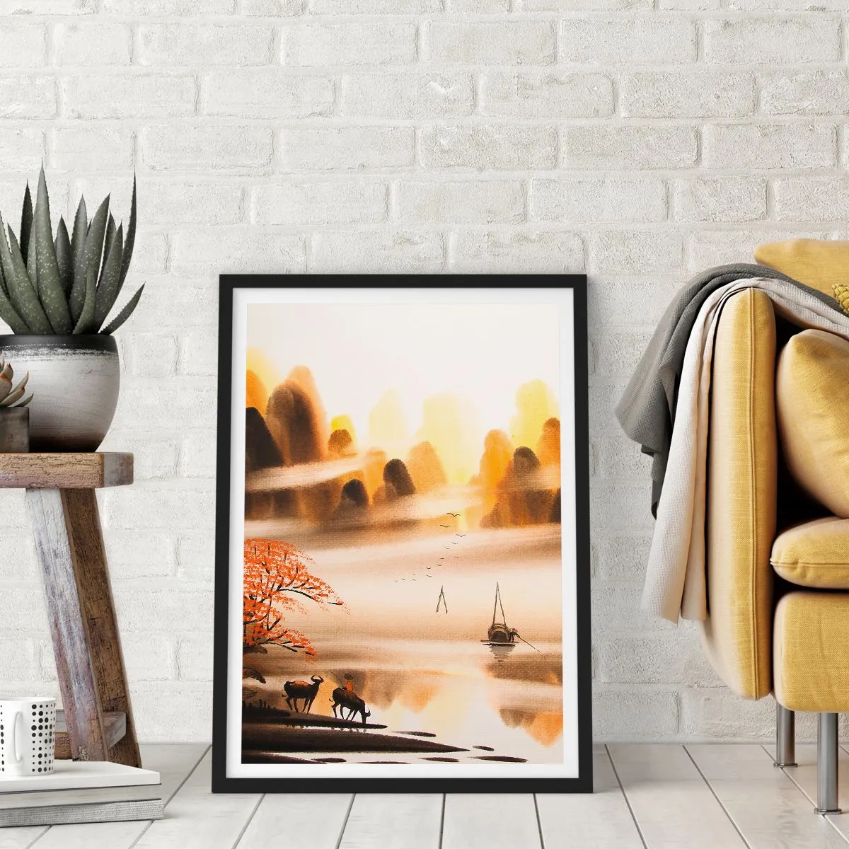 Poszter fehér keretben - Távolabb, mint a Távol-Kelet - 30x40 cm