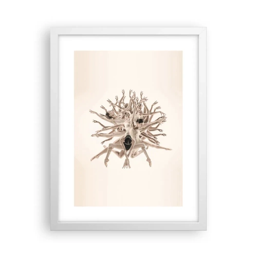 Poszter fekete keretben - Virágzás a táncban - 30x40 cm