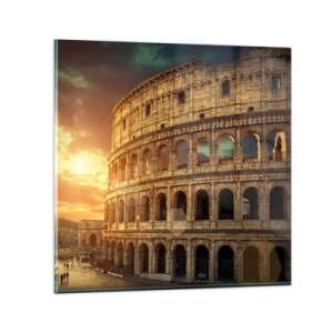 Üveg kép - Kolosszális benyomás - 30x30 cm