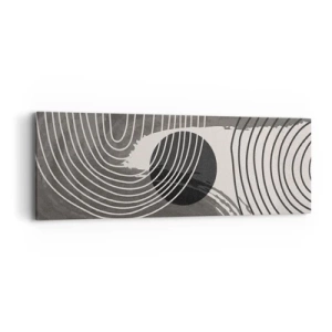 Vászonkép - Az ovális nyer - 90x30 cm