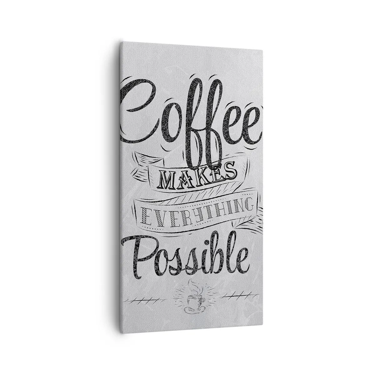 Vászonkép - Hogy nem lehet szeretni a kávét - 55x100 cm
