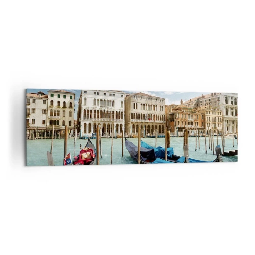 Vászonkép - Paloták kékben - 160x50 cm