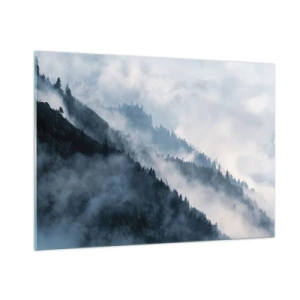 Üveg kép - A hegyek misztikája - 100x70 cm