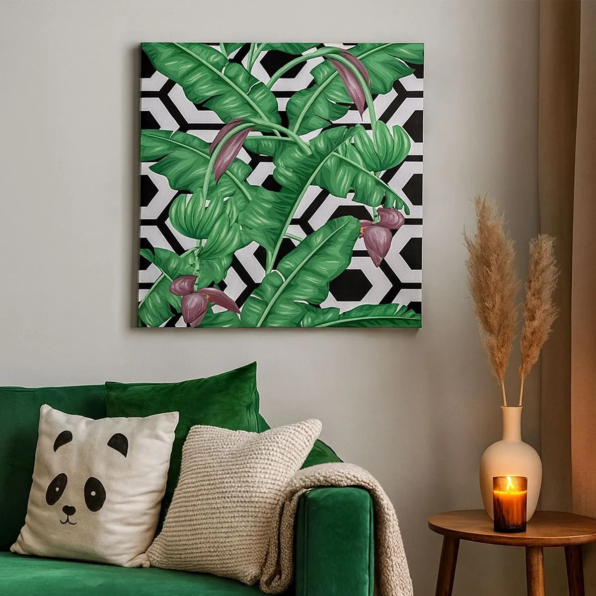 Vászonkép - Természeténél fogva szimmetrikus kompozíció - 30x30 cm