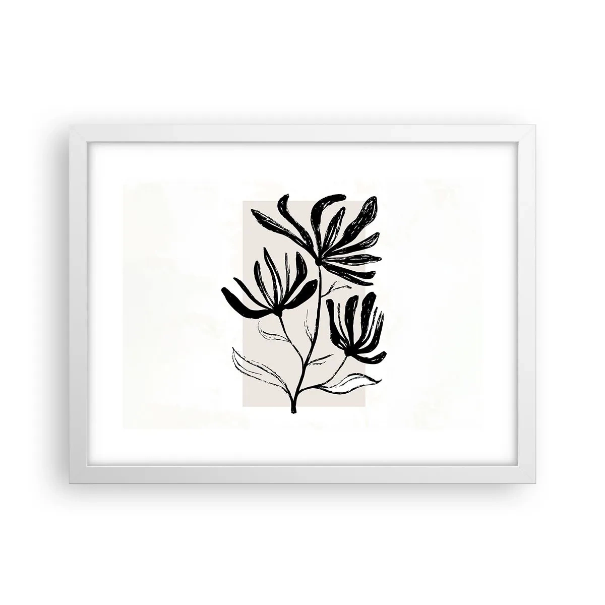 Poszter fekete keretben - Vázlat egy herbáriumhoz - 40x30 cm