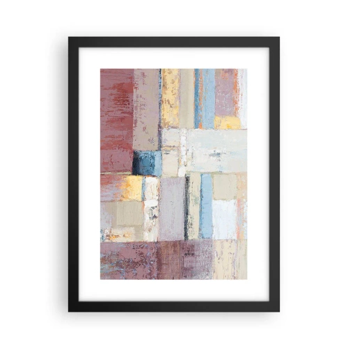 Poszter fehér keretben - A geometria nyugalma - 30x40 cm