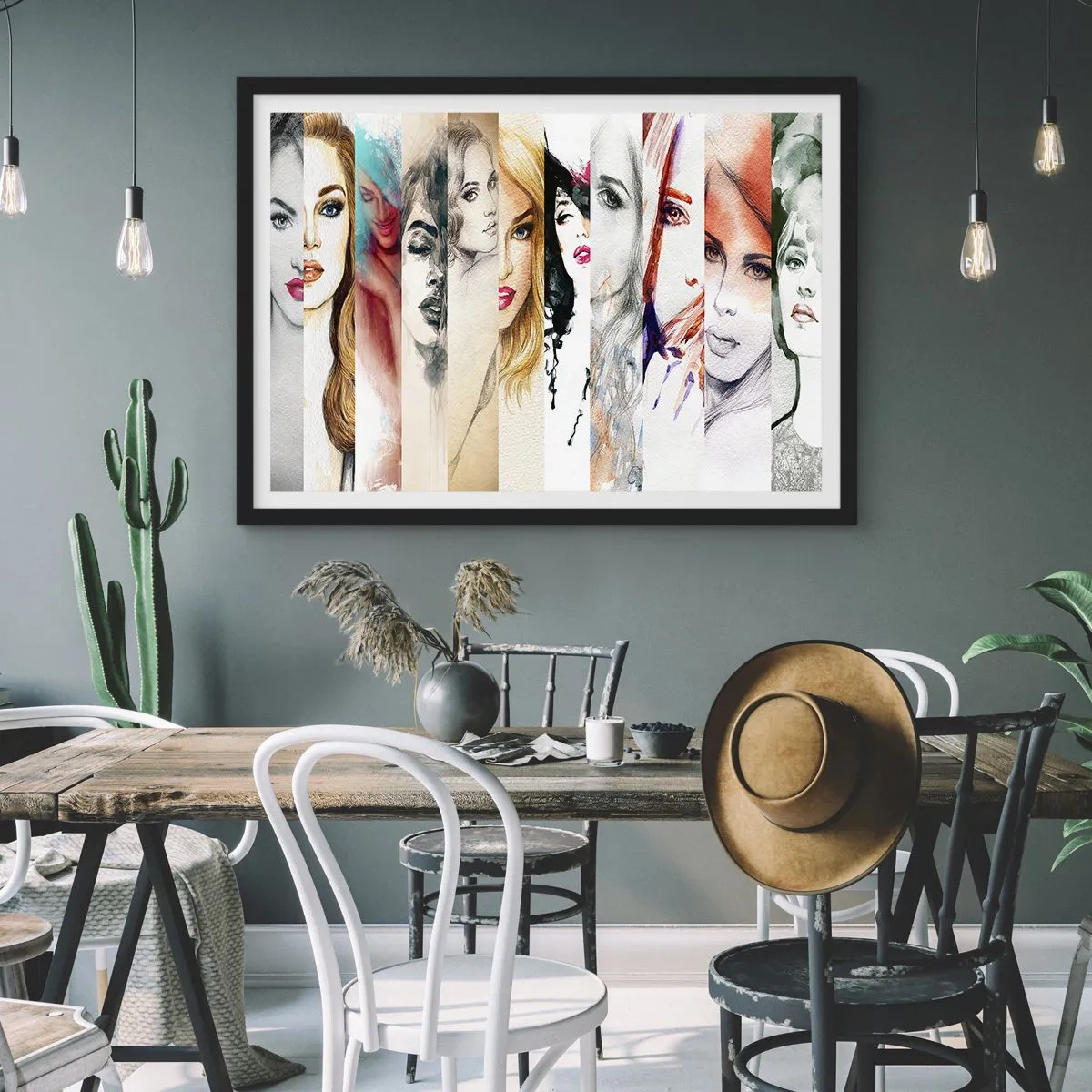 Poszter fehér keretben - És ez mindig TE  - 70x50 cm