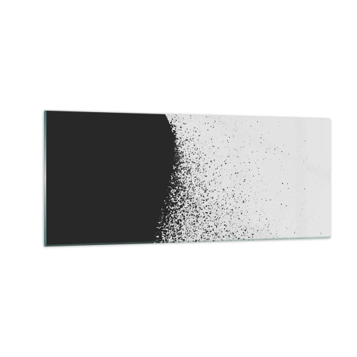 Üveg kép - Molekulák mozgása - 100x40 cm