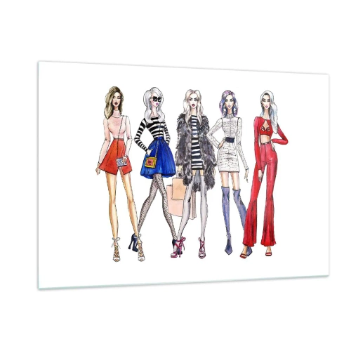 Üveg kép - Every week Fashion Week - 120x80 cm