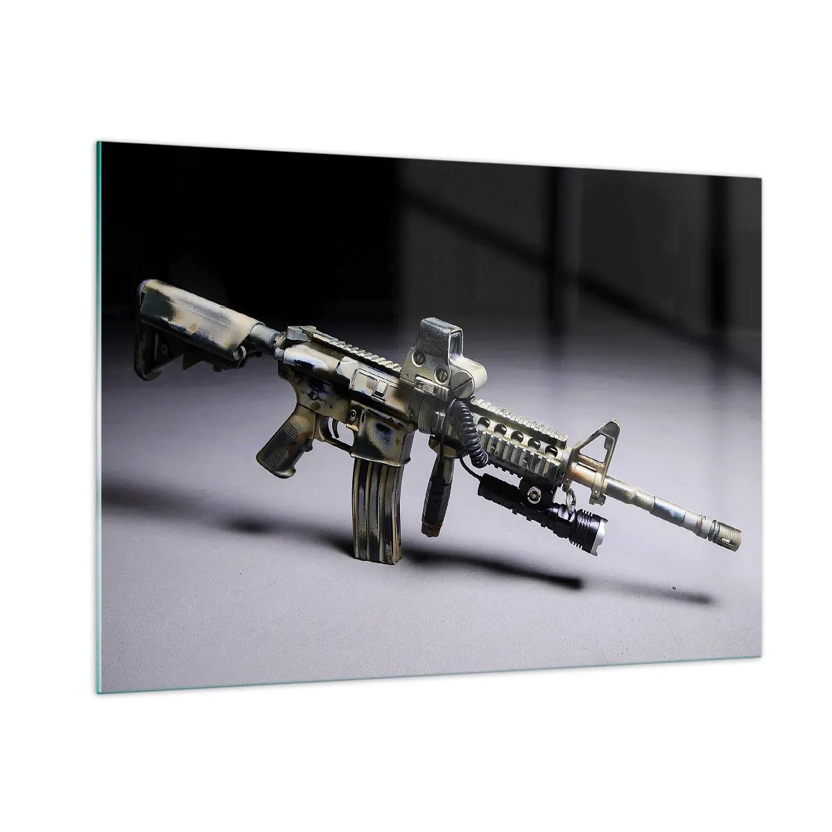 Üveg kép - Mindig veszélyes - 100x70 cm