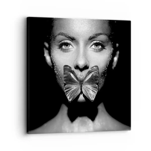 Vászonkép - Pillangó csókja - 30x30 cm
