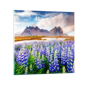 Üveg kép - Erő és szigorúság a szelídség mellett - 60x60 cm