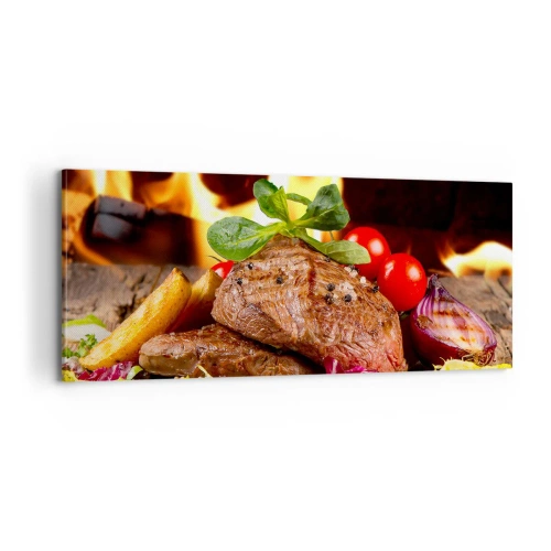 Vászonkép - Parázzsal elővarázsolva - 100x40 cm